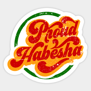 Proud Habesha Sticker